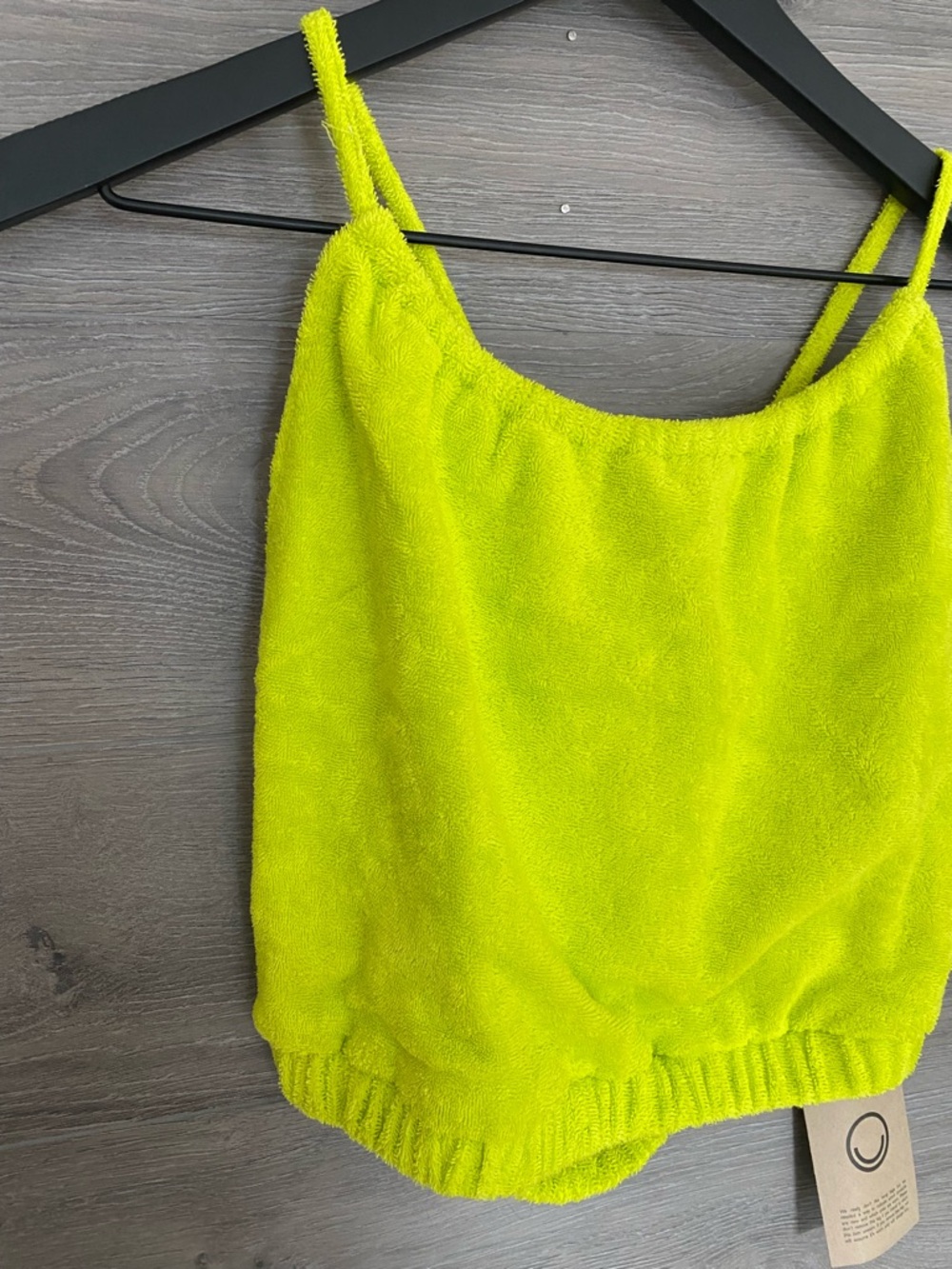 For Days Ruched Halter Top Terry NWT - Picture 2 of 5